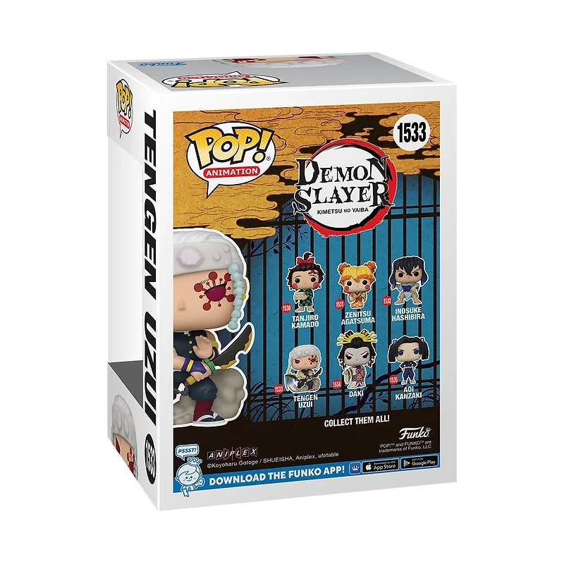 Funko POP! Animation: Demon Slayer: Kimetsu no Yaiba Tengen Uzui (or Chase) 3.88-in Vinyl Figure