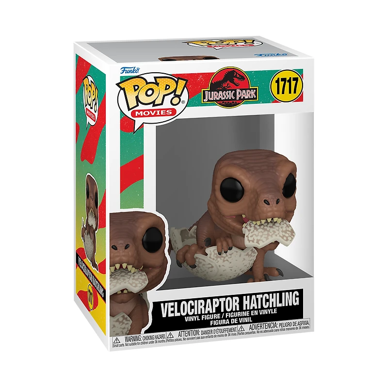 Funko POP! Movies: Jurassic Park Hatchling Velociraptor 4.65-in Vinyl Figure