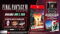 Final Fantasy VII: Rebirth (with Exclusive Magic: The Gathering Final Fantasy Promo Card) - Nintendo Switch 2