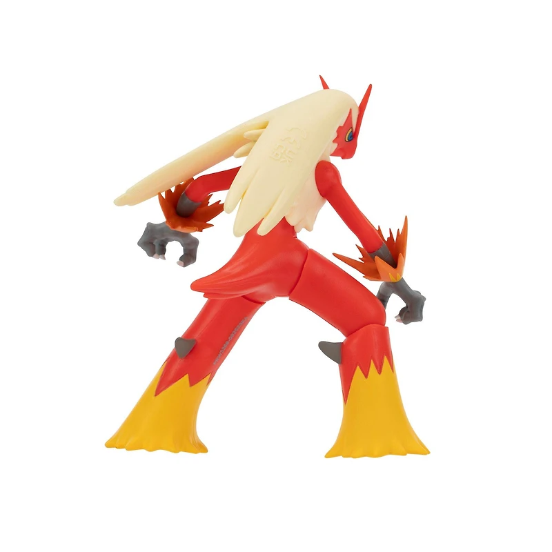 Jazwares Pokemon Blaziken 4.5-in Battle Feature Figure