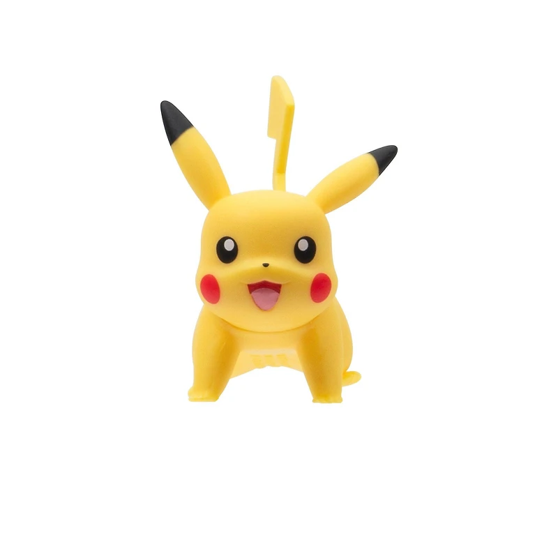 Jazwares Pokemon Select 6-in Spring Forest Environment Figure Pack with 2-in Figure Caterpie and Pikachu