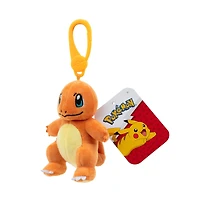 Jazwares Pokemon Charmander 3.5-in Clip-On Plush