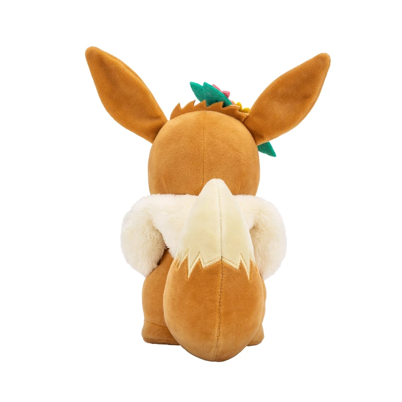 Jazwares Pokemon Eevee with Flower Crown 8-in Plush