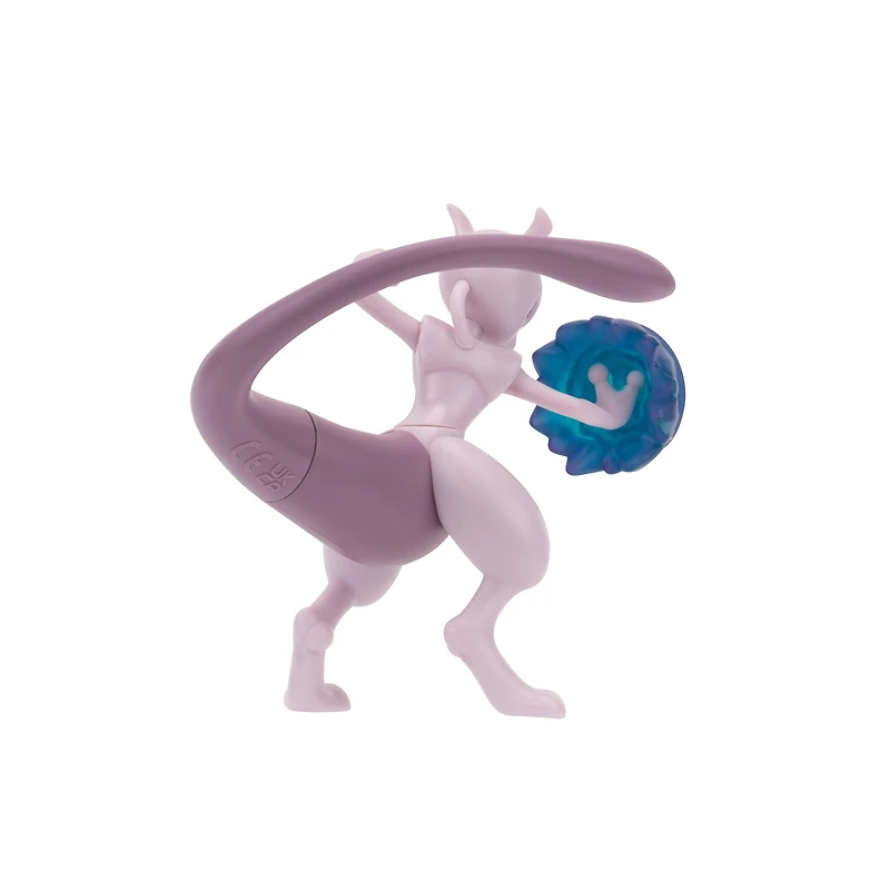 Jazwares Pokemon MewTwo 4.5-in Battle Feature Figure