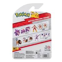 Jazwares Pokemon MewTwo 4.5-in Battle Feature Figure