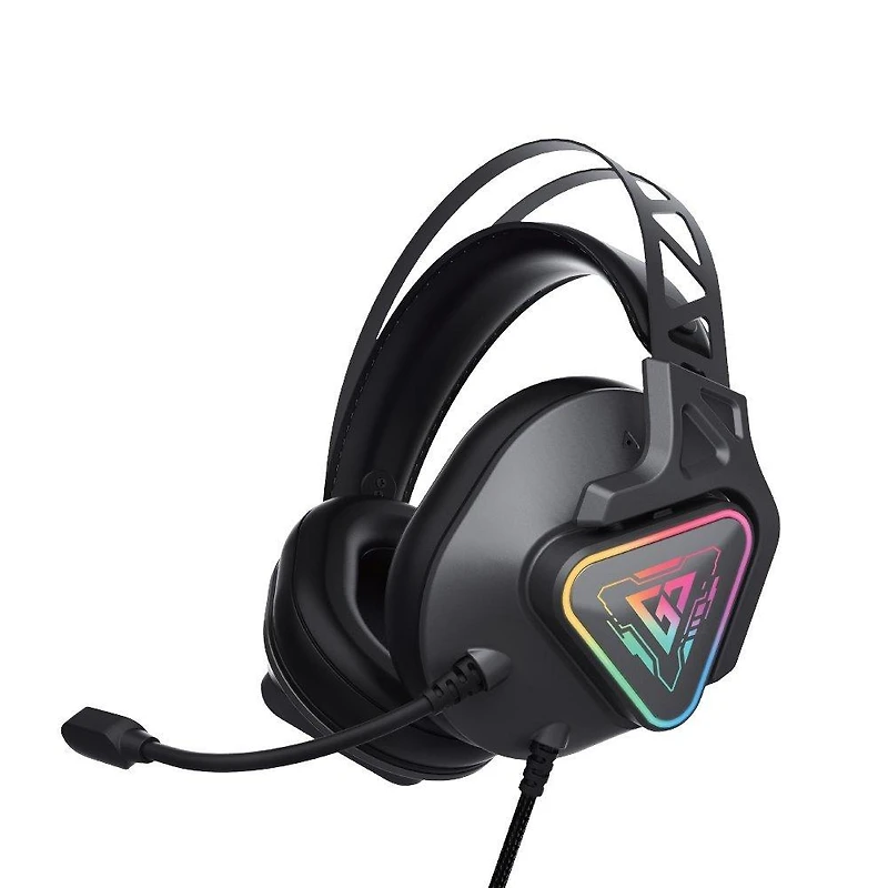 GameStop Wired RGB Pro Headset for PlayStation 5, Xbox Series X/S, Nintendo Switch