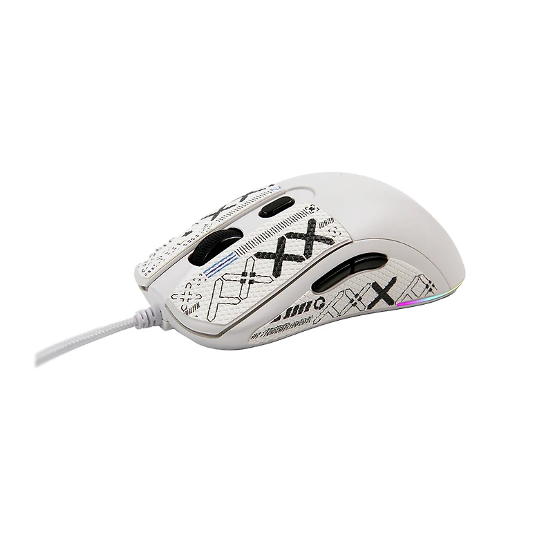 GameStop 6 Button RGB Gaming Mouse - White