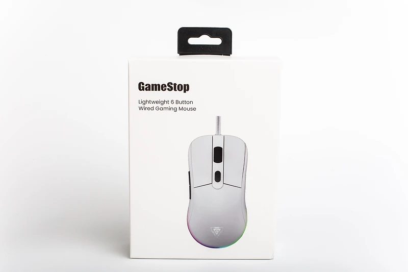 GameStop 6 Button RGB Gaming Mouse - White