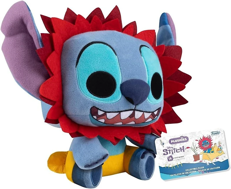 Funko Plushies: Disney Stitch as Simba (The Lion King) 7-in Plush