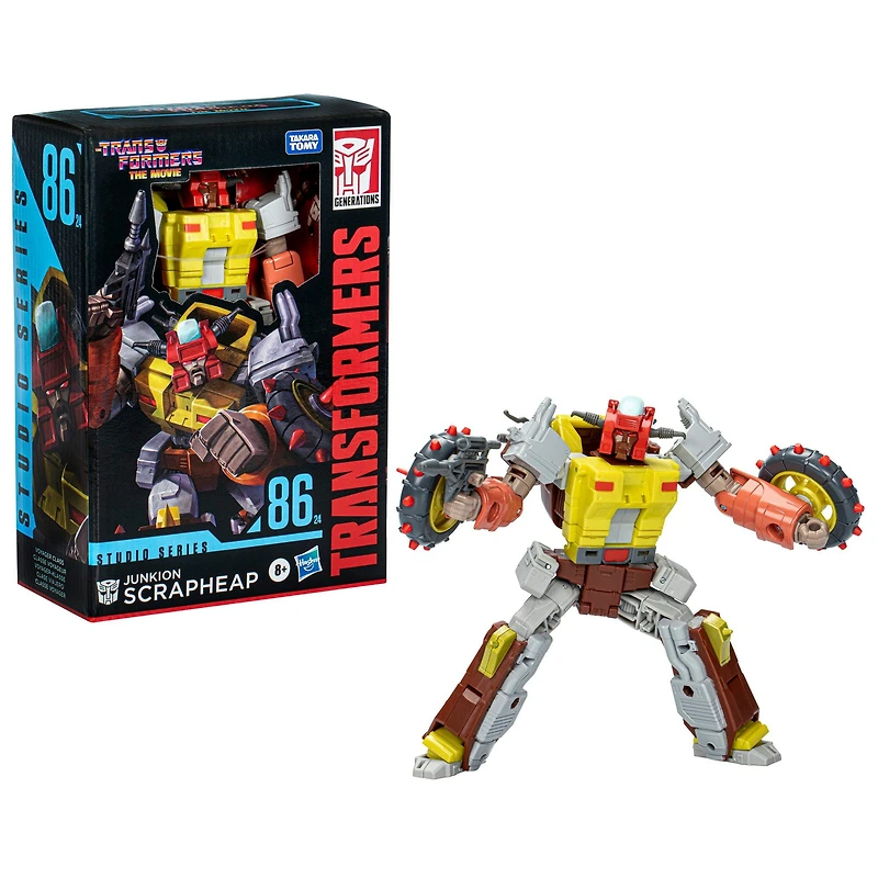 Hasbro Transformers Toys Studio Series Voyager Class Junkion Scrapheap 6.5-in Action Figure