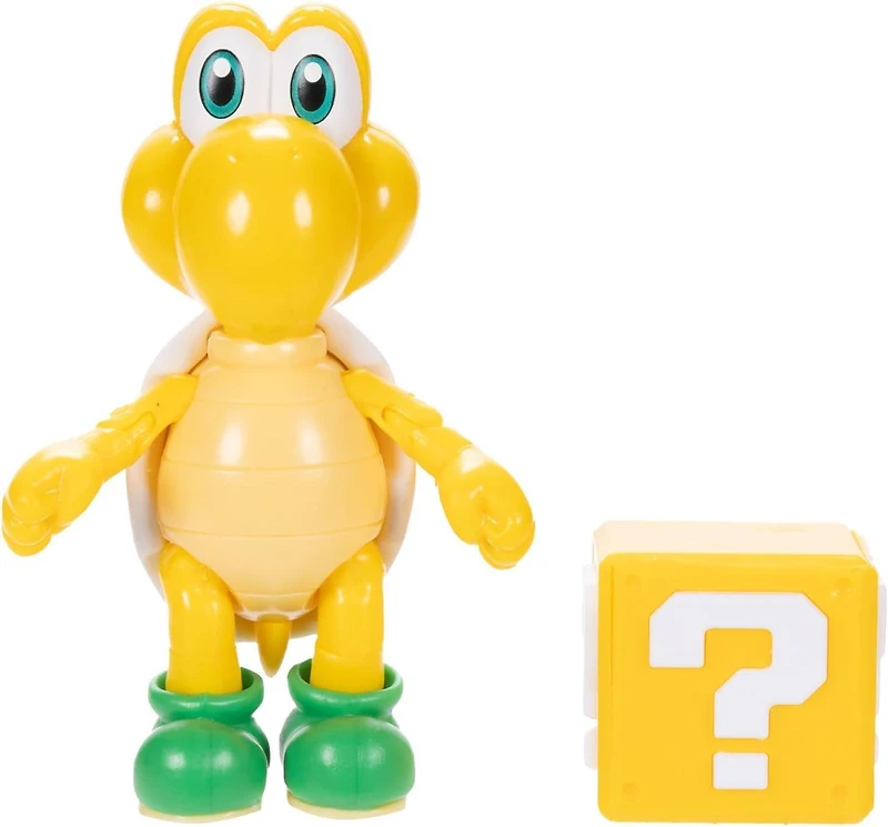 Jakks Pacific Super Mario Green Koopa Troopa 4-in Figure