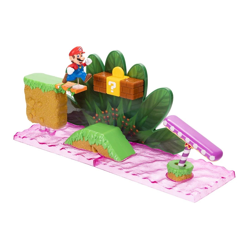 Jakks Pacific Nintendo Soda Jungle Playset with 2.5-in Mario Action Figure