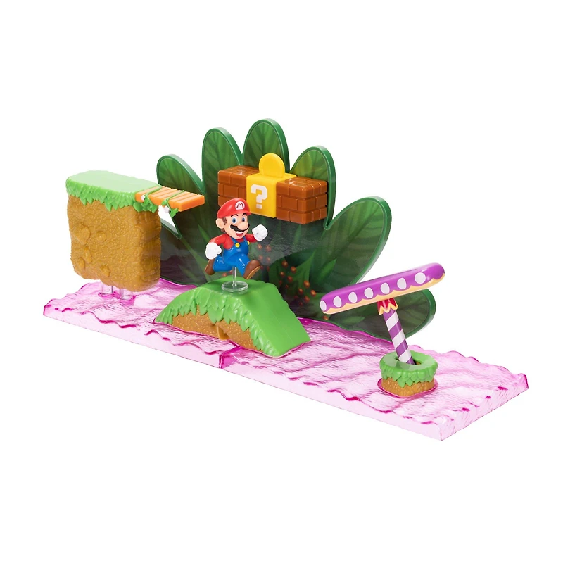 Jakks Pacific Nintendo Soda Jungle Playset with 2.5-in Mario Action Figure