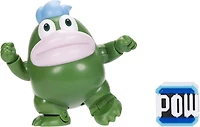 Jakks Pacific Super Mario Spike 4-in Action Figure with Pow Block