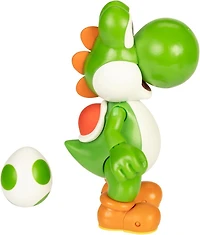 Jakks Pacific Super Mario Green Yoshi 4-in Action Figure with Egg