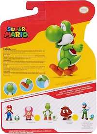Jakks Pacific Super Mario Green Yoshi 4-in Action Figure with Egg
