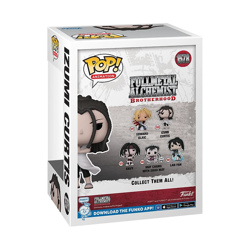 Funko POP! Animation: Fullmetal Alchemist: Brotherhood Izumi Curtis 3.95-in Vinyl Figure