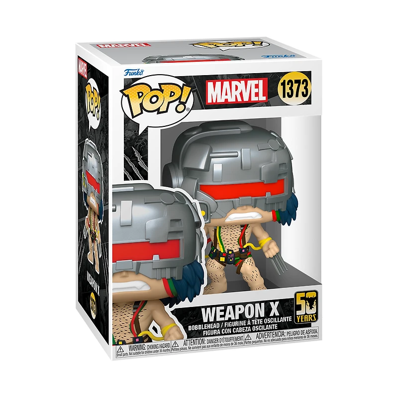 Funko POP! Marvel: Wolverine 50th – Ultimate Weapon X 3.74-in Vinyl Figure