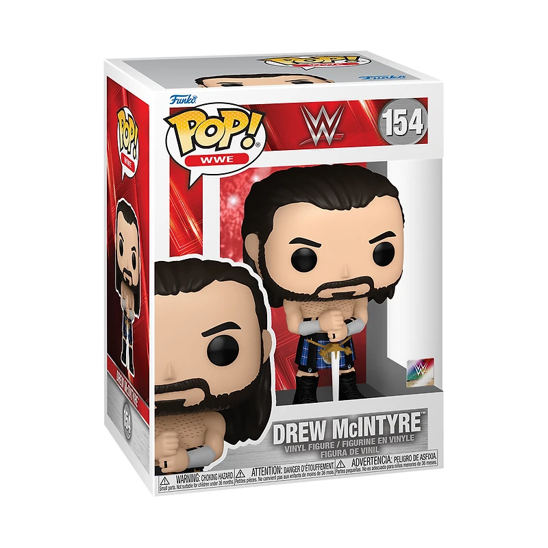 Funko POP! WWE: Drew McIntyre 3.86-in Vinyl Figure