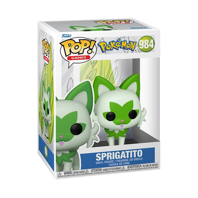 Funko POP! Games: Pokemon Sprigatito 3.25-in Vinyl Figure