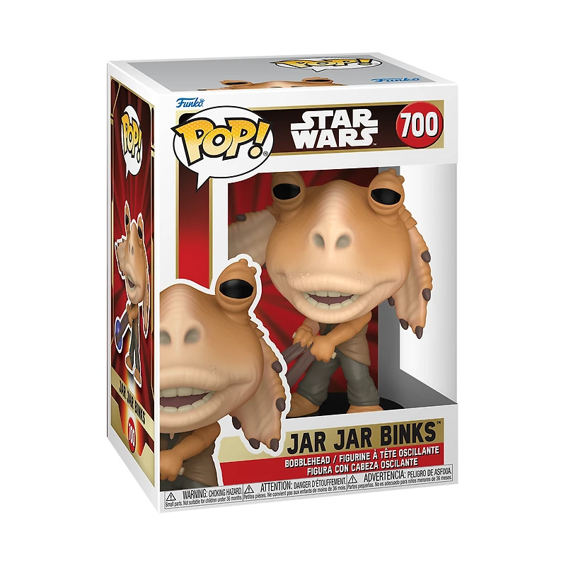 Funko POP! Star Wars: The Phantom Menace 25th Anniversary Jar Jar Binks 4.45-in Vinyl Figure