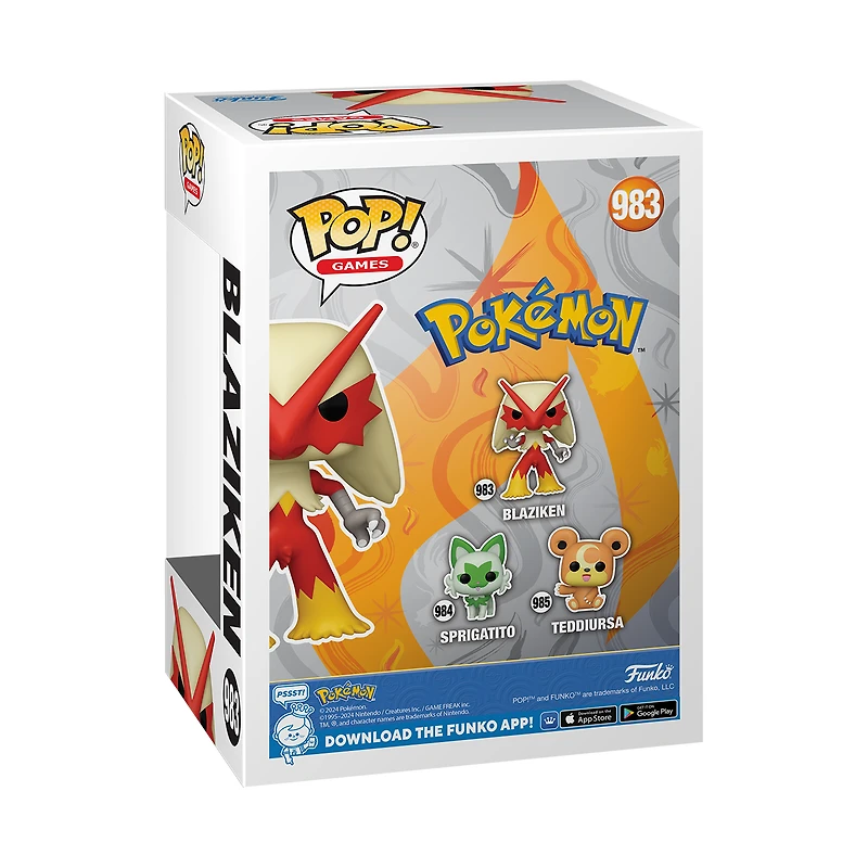 Funko POP! Games: Pokemon Blaziken 4.85-in Vinyl Figure