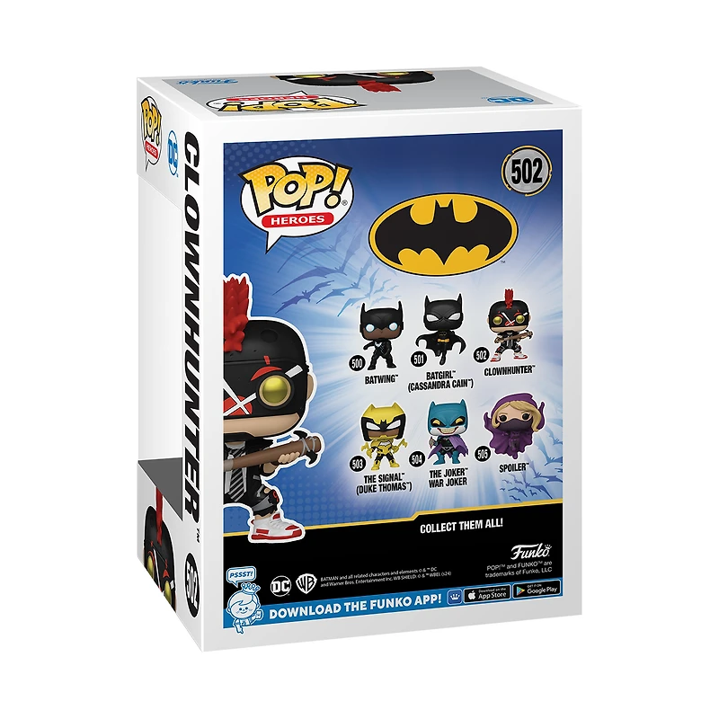 Funko POP! Heroes: Batman War Zone Clownhunter 4.31-in Vinyl Figure