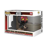 Funko POP! Star Wars: The Phantom Menace 25th Anniversary Darth Maul (on Bloodfin) 4.6-in Vinyl Figure