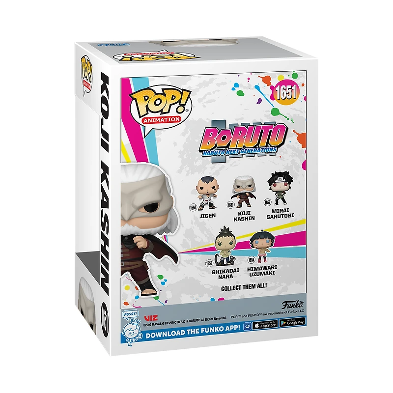 Funko Deluxe POP! Animation: Boruto: Naruto Next Generations Koji Kashin 3.7-in Vinyl Figure