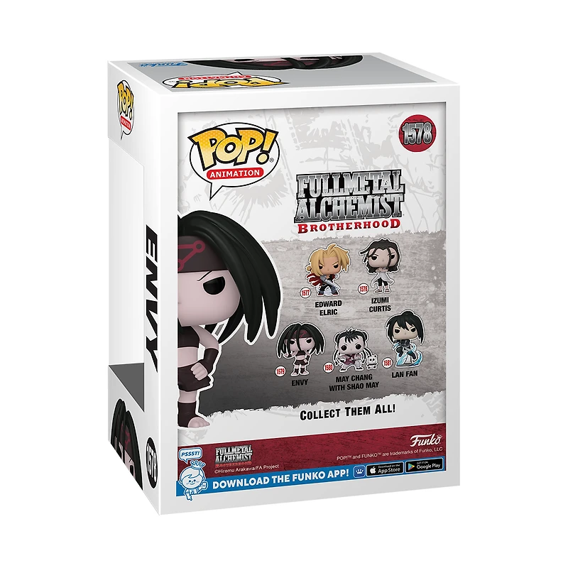Funko POP! Animation: Fullmetal Alchemist: Brotherhood Envy 4-in Vinyl Figure
