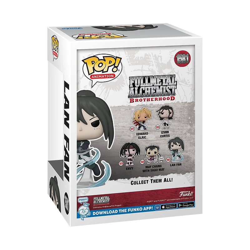 Funko POP! Animation: Fullmetal Alchemist: Brotherhood Lan Fan(Ninja) 4-in Vinyl Figure