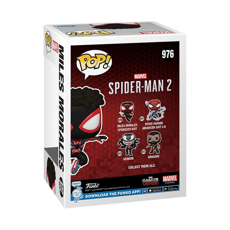 Funko POP! Games: Marvel Spider-Man 2 Miles Morales 4.55-in Vinyl Figure GameStop Exclusive