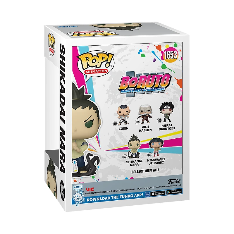 Funko Deluxe POP! Animation: Boruto: Naruto Next Generations Shikadai 4.75-in Vinyl Figure