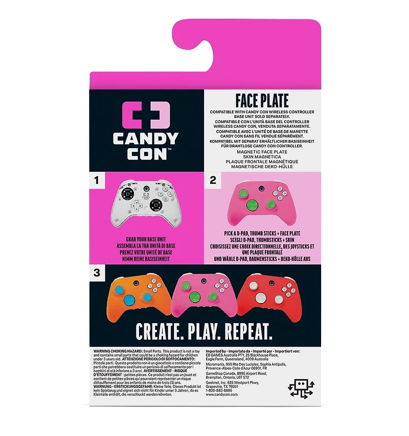 Candy Con Face Plate GameStop Exclusive Neon