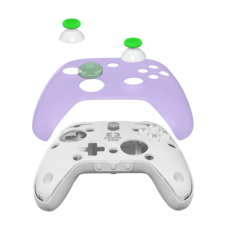 CANDY CON Wireless Base Controller - White GameStop Exclusive