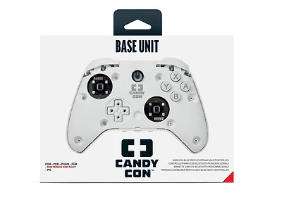 CANDY CON Wireless Base Controller - White GameStop Exclusive