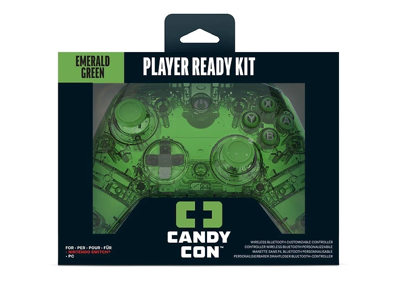 Candy Con Base Starter Pack Controller GameStop Exclusive Emerald Green