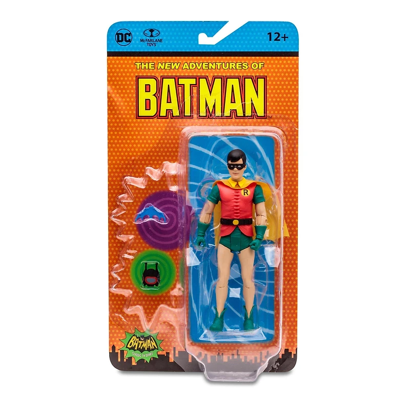 McFarlane Toys DC Batman 66 Robin (New Adventures of Batman Variant) 6-in Action Figure