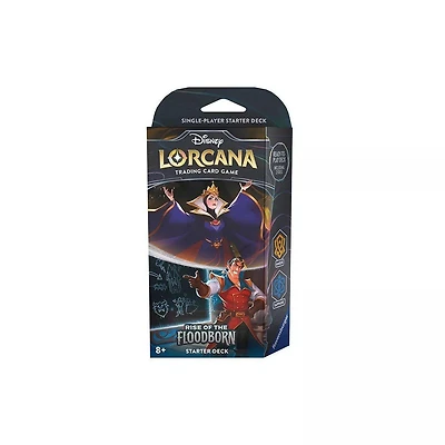 Disney Lorcana: Rise of the Floodborn Amber and Sapphire Starter Deck