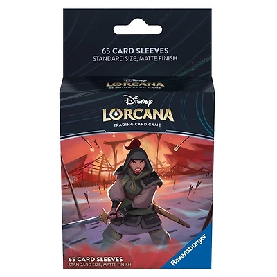 Disney Lorcana: Rise of the Floodborn Card Sleeve Pack (65-Pack) - Mulan