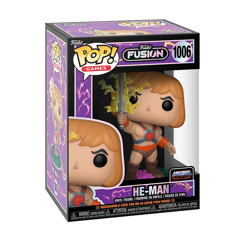Funko POP! Games: Funko Fusion He-Man (or Chase) 4.95-in Vinyl Figure