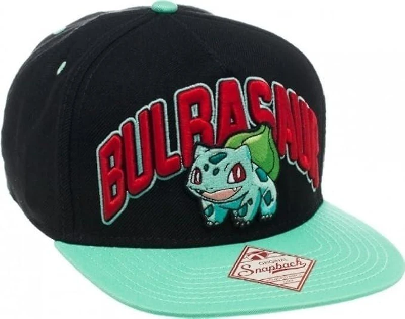 Pokemon Bulbasaur Embroidered Snapback Hat