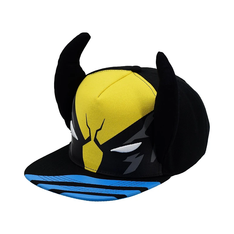 X-Men Wolverine Cosplay Snapback Hat with 3D Ears