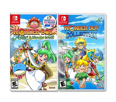 Wonder Boy - Asha in Monster World and Wonder Boy Collection GameStop Exclusive