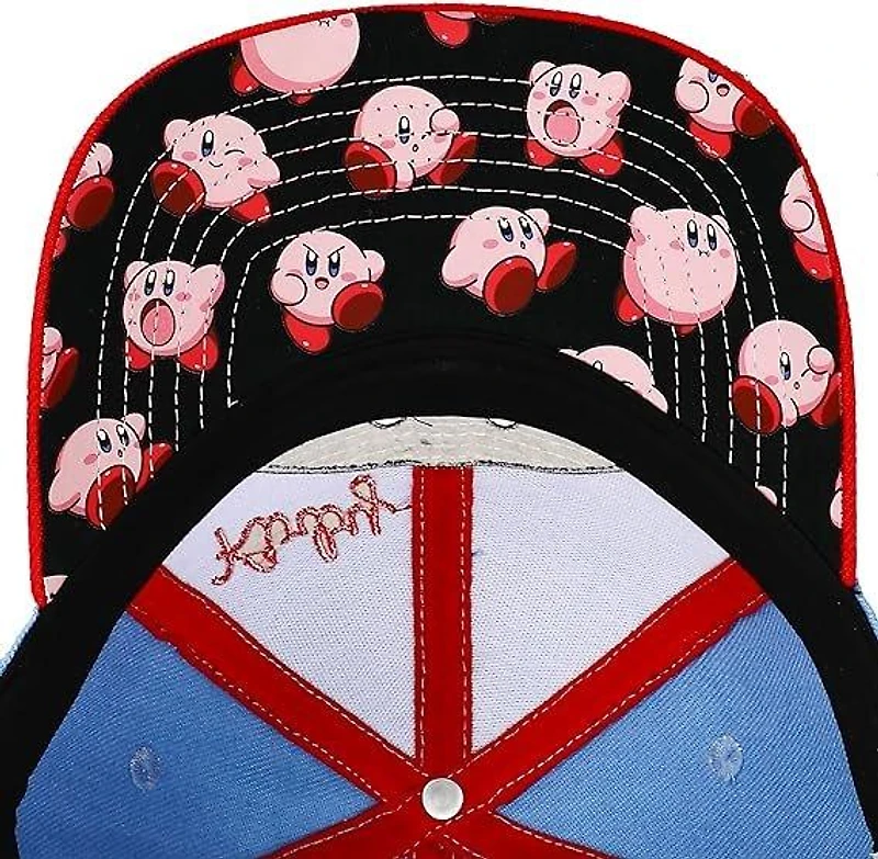 Kirby Peek A Boo Blue and Pink Adjustable Hat