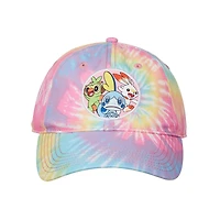 Pokemon Galar Starters Tie Dye Sublimated Cotton Twill Baseball Hat
