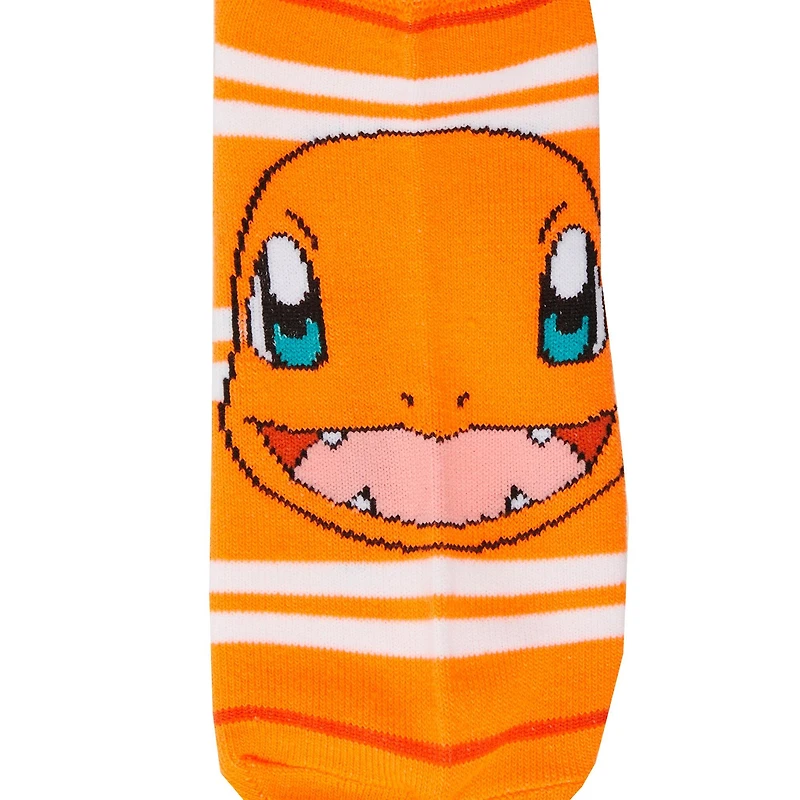 Pokemon Kanto Starters Striped Ankle Socks 5-Pack