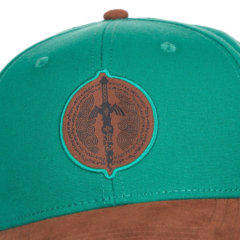 The Legend of Zelda Master Sword Embroidered Faux Suede Adjustable Baseball Hat
