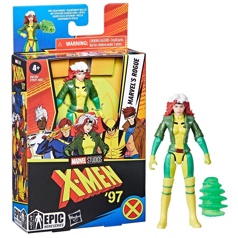 Hasbro Marvel Studios X-Men 97 Epic Hero Series Rogue 4-in Action Figure