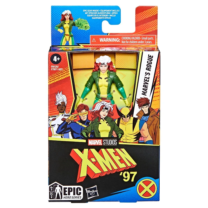 Hasbro Marvel Studios X-Men 97 Epic Hero Series Rogue 4-in Action Figure